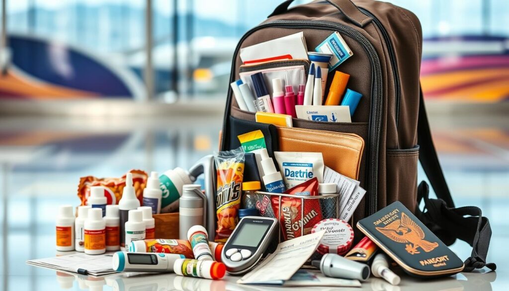 Packing for diabetic travelers